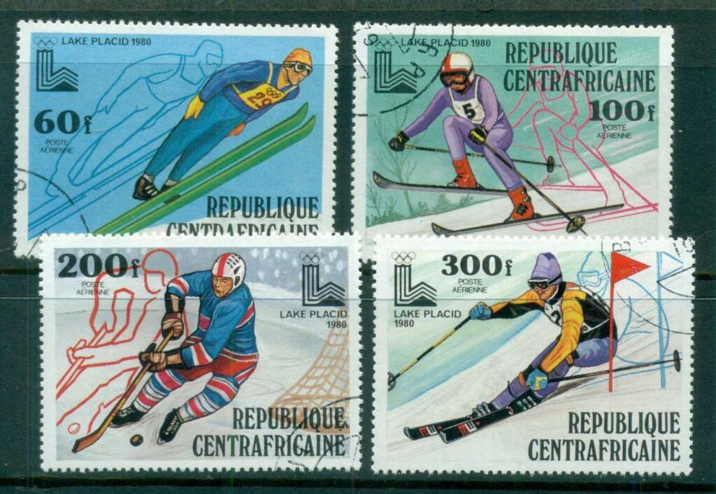 Central-African-Republic-1989 Winter Olympics, Lake Placid