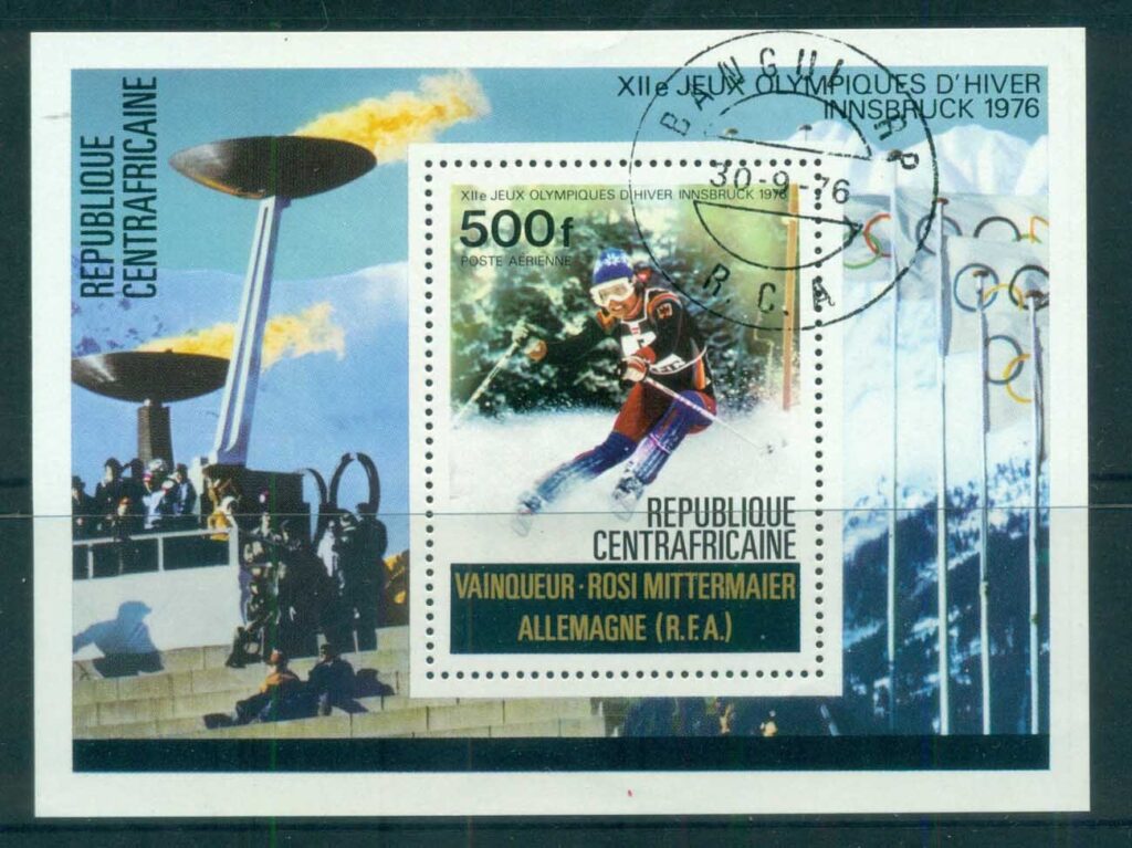 Central-African-Republic-1976 Winter Olympics, Innsbruck MS