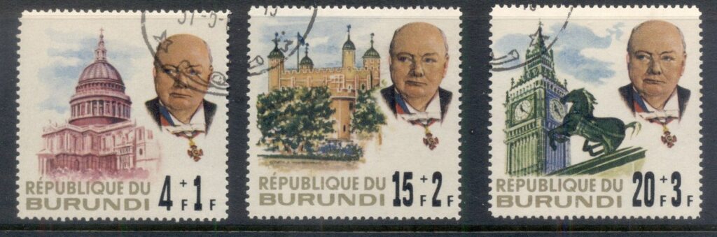 Burundi-1967 Winston Churchill