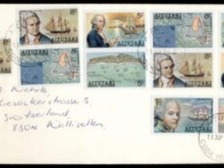 Aitutaki-1974-Explorers-Capt-Cook-FDC