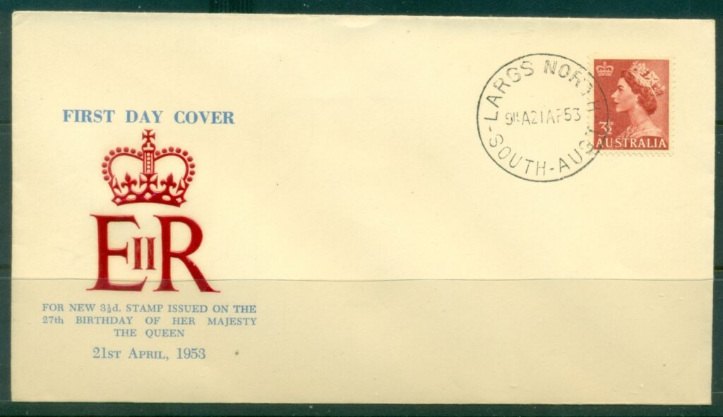 Australia-1953-QEII-27th-Birthday-3&frac12;d-FDC