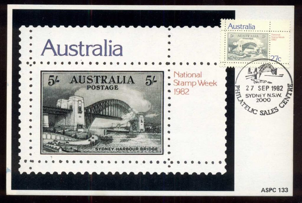 Australia-1982-National-Stamp-Week-Maxi-Card-faults