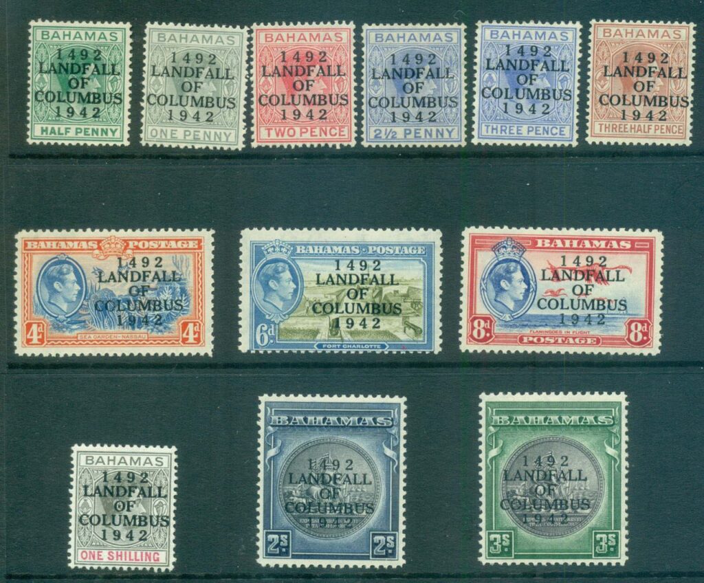 Bahamas-1942-Landfall-of-Columbus