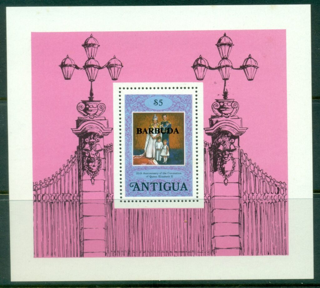 Barbuda-1977-QEII-25th-Anniversary-MS-MUH