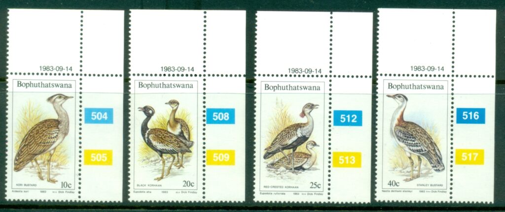 Bophuthatswana-1983-Birds-of-the-World-MUH