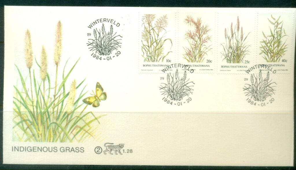 Bophuthatswana-1984-Indigenous-Grasses-FDC