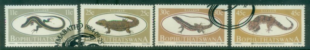 Bophuthatswana-1984-Lizards-FU