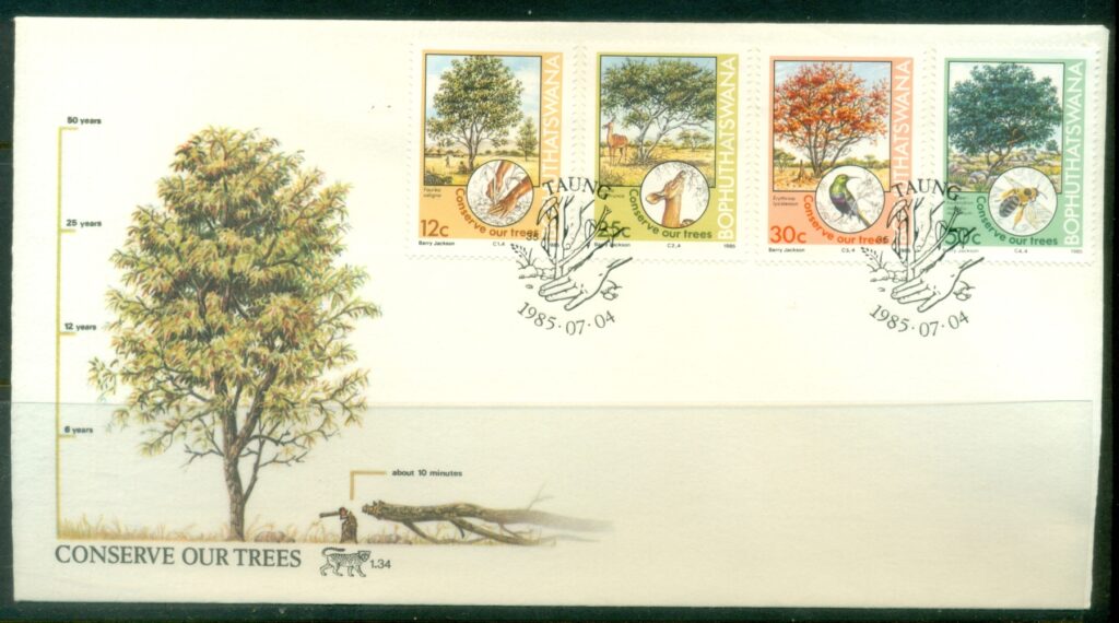 Bophuthatswana-1985-Conserve-our-Trees-FDC