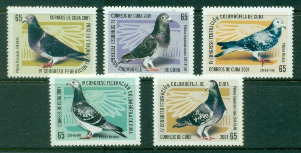 Caribbean-Is-2001-The-4th-Pigeon-Fanciers-Federation-Congress-Birds-tonesMUH