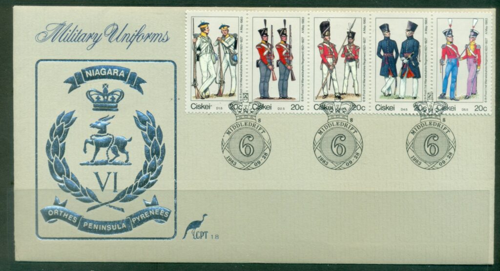 Ciskei-1983-Military-Uniforms-FDC