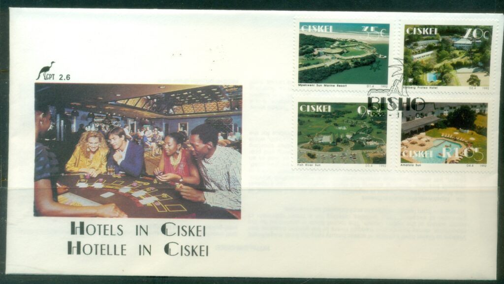 Ciskei-1992-Hotels-in-Ciskei-FDC