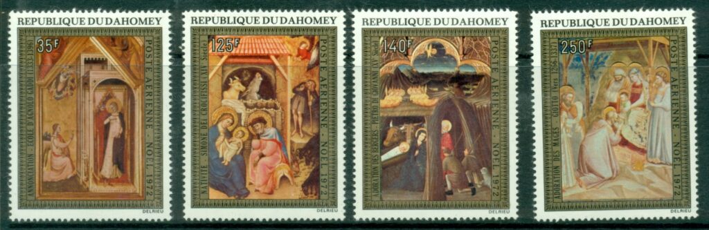 Dahomey-1972-Xmas-Paintings-MLH