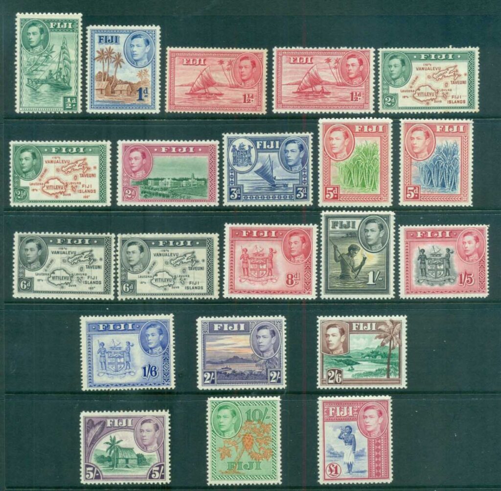 Fiji-1938-55-KGVI-Pictorials-all-dies-MLH-lot81413