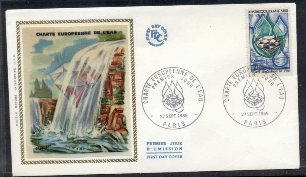France-1969-European-water-Charter-FDC