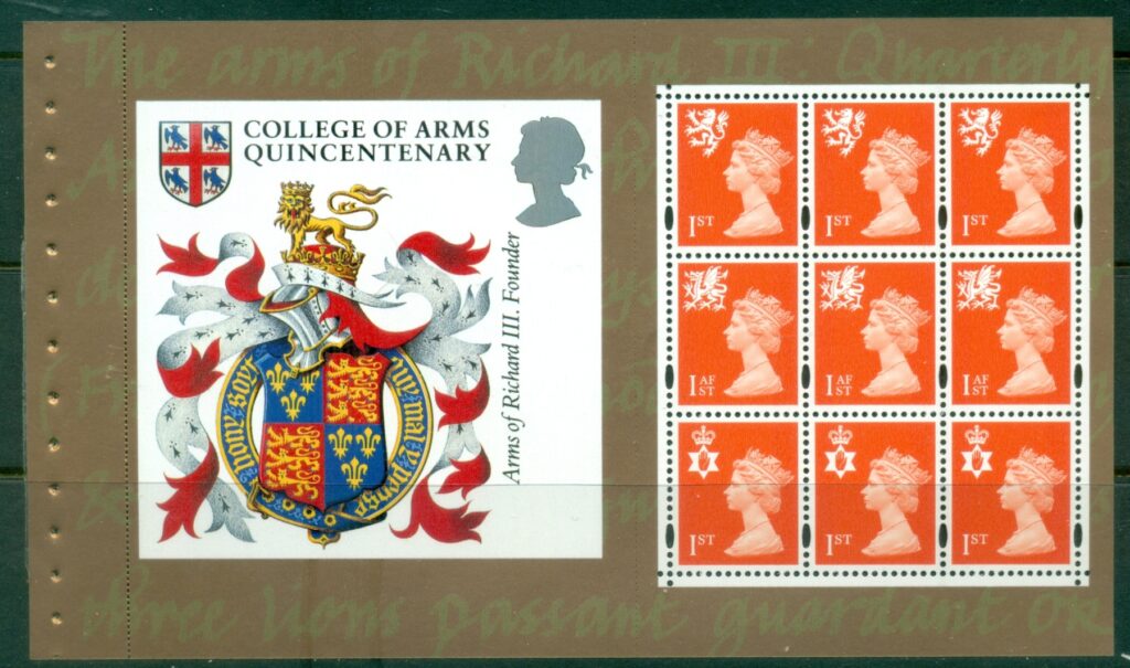GB-2000-Machin-Booklet-Pane-DP304-ex-Special-by-Design-Prestige-Booklet-MUH
