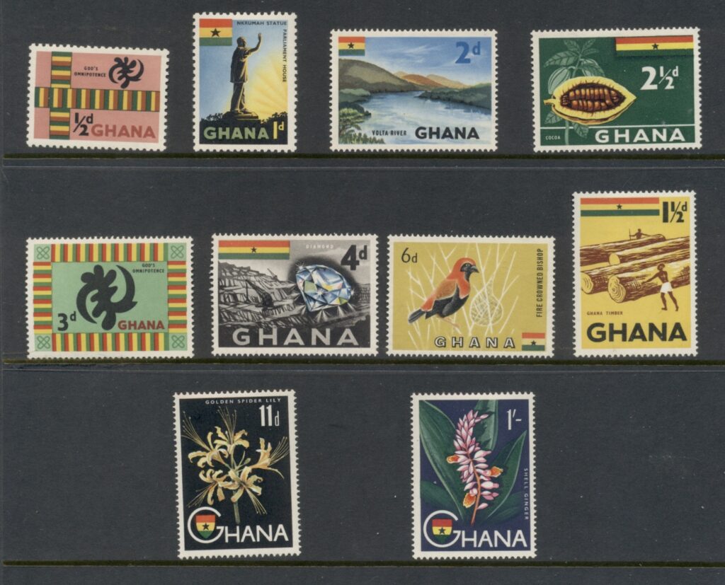 Ghana-1957-Pictorials-to-1-MLH