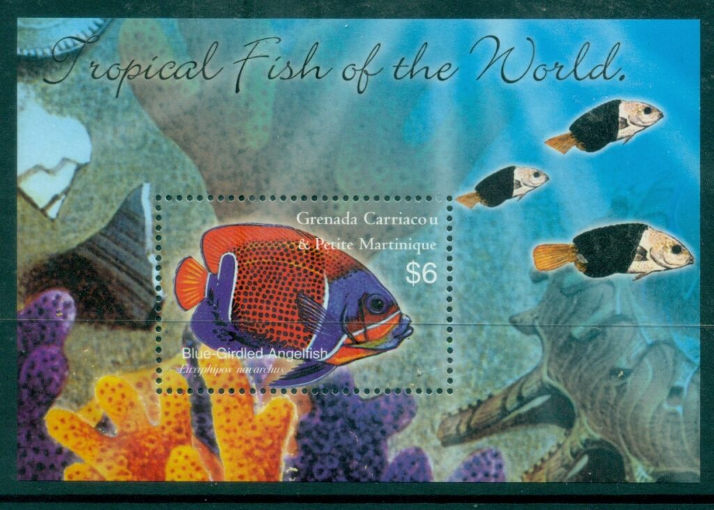 Grenada-Carriacou-Petite-Martinique-2003-Tropical-Fish-of-the-World-MS-MUH