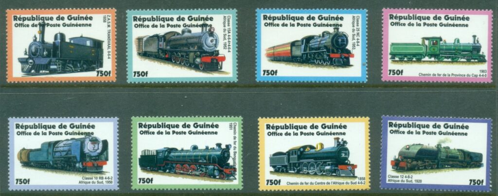 Guinea-2002-African-Railways-Locomotives-MUH