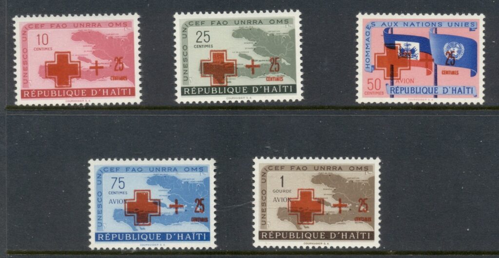 Haiti-1962-UNICEF-Surch-Red-Cross-MUH