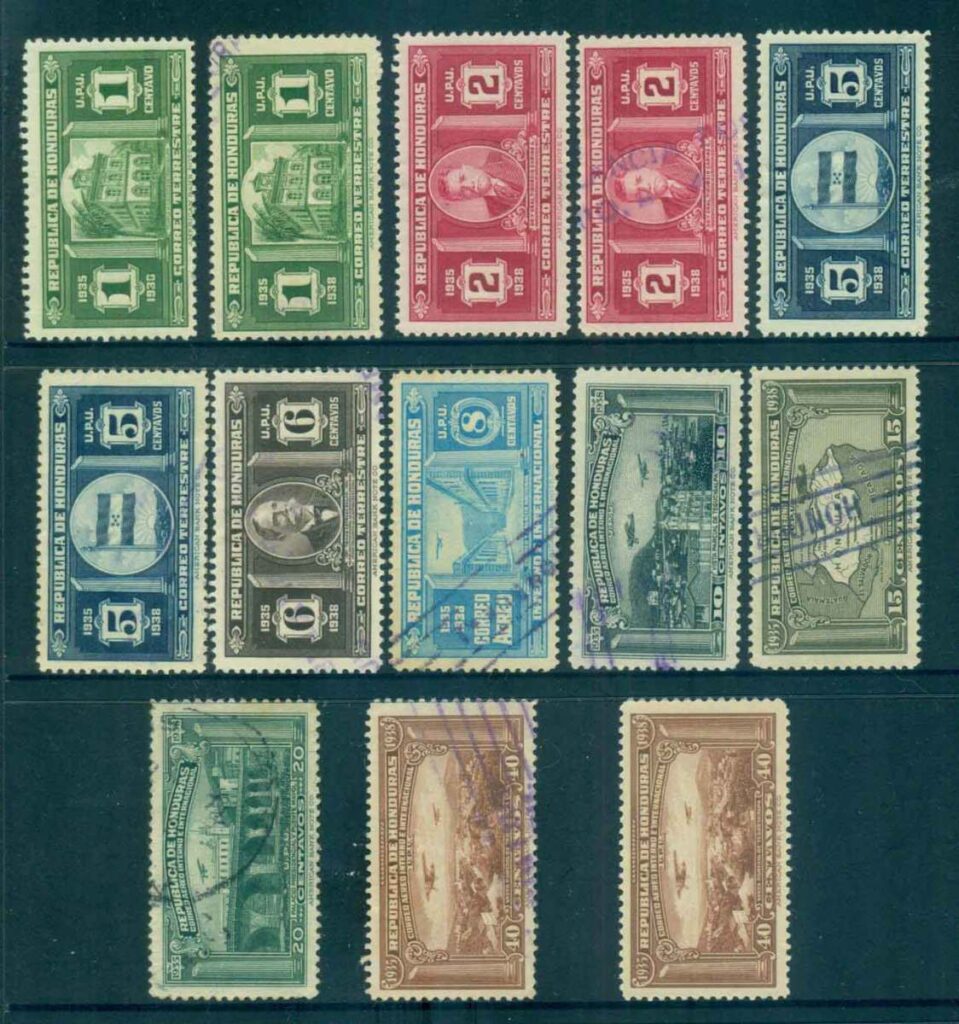 Honduras-1935-Asst-Pictorials-Inc-jpg-Air-MH-FU-lot51264.jpg