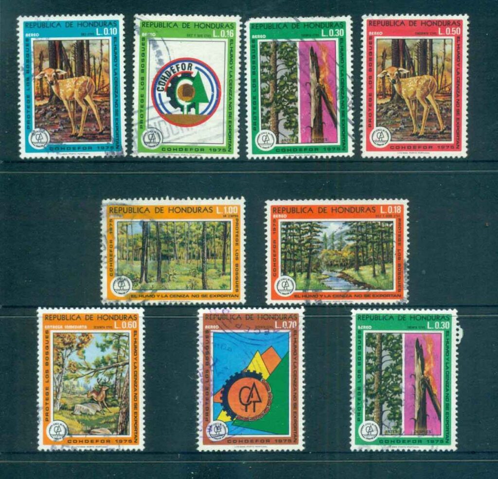Honduras-1976-Foret-Protection-FU-lot51292