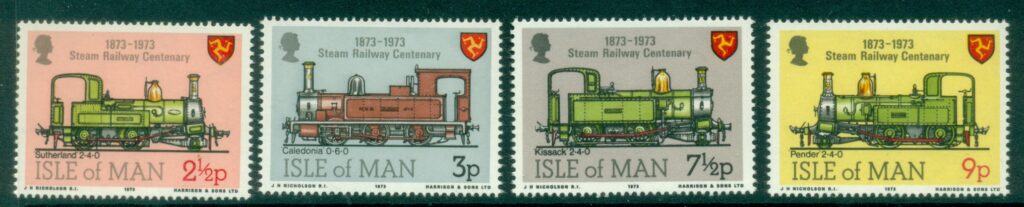 Isle-of-Man-1973-The-100th-Anniversary-of-Steam-Railway-MUH