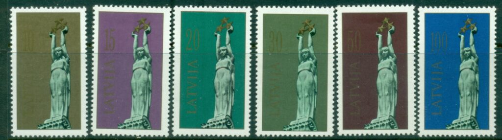 Latvia-1991-Liberty-Monument-Riga-MUH