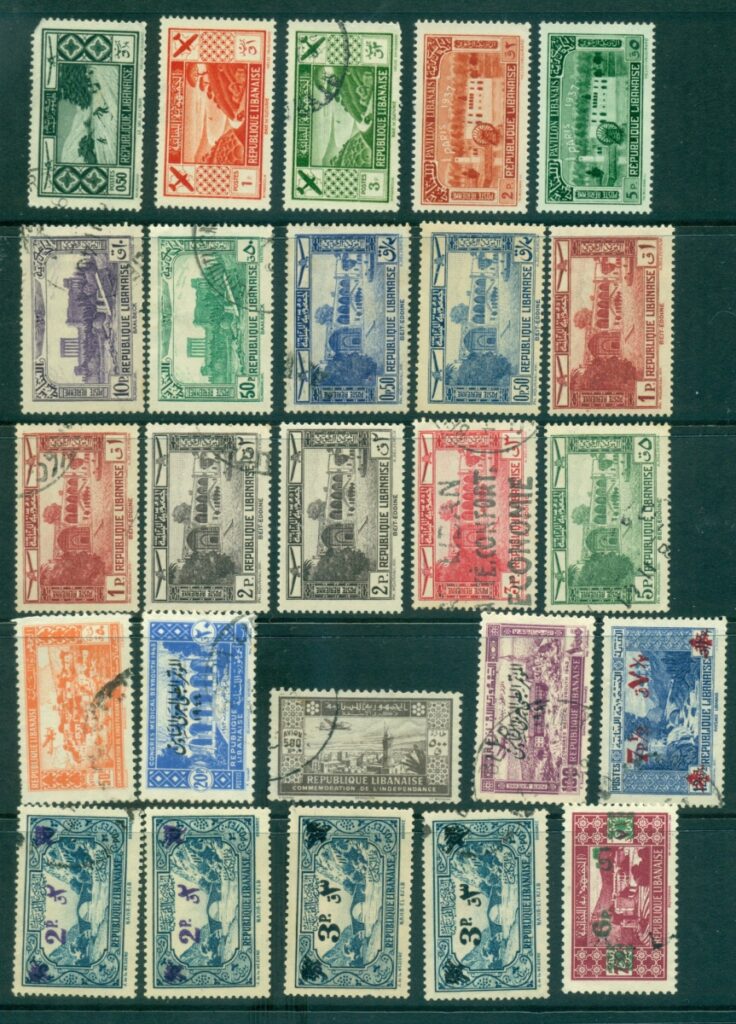 Lebanon-1930-45-Asst-45-faults-MLH-FU-lot36906