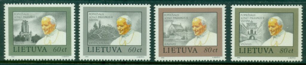 Lithuania-1993-Visit-of-Pope-John-Paul-II-MUH