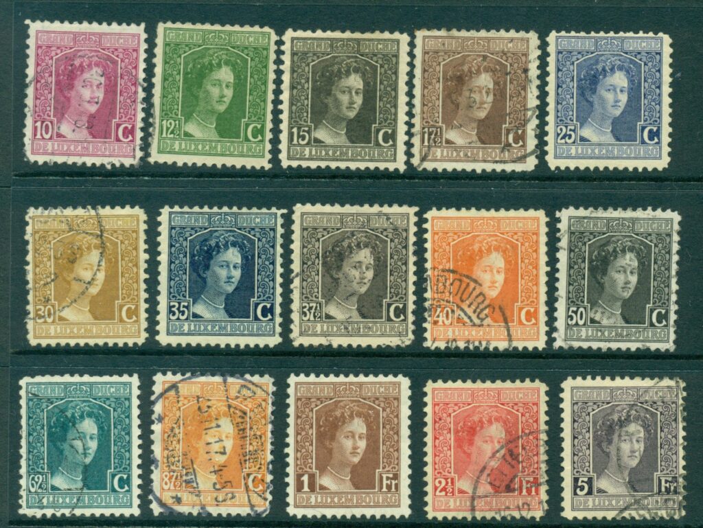 Luxembourg-1914-17-Grand-Duchess-marie-Adelaide-MH-FU-Lot27414