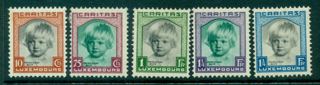 Luxembourg-1931-Princess-Alix-MH-Lot27443