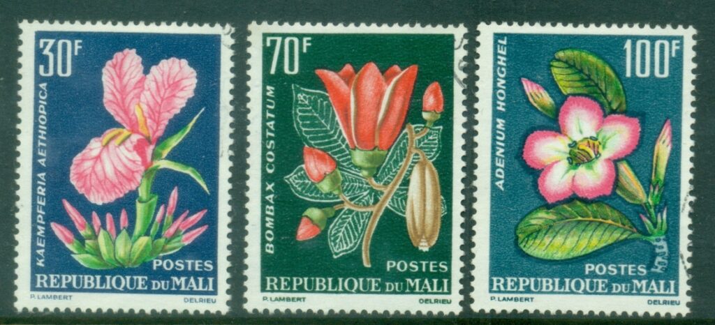 Mali-1963-Tropical-Plants-FU