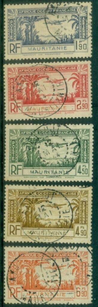 Mauritania-1940-Air-Mail-FU