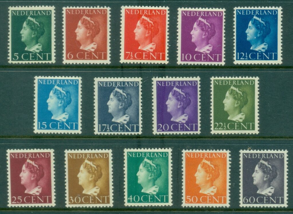 Netherlands-1940-47-Queen-Wilhemina-MUH