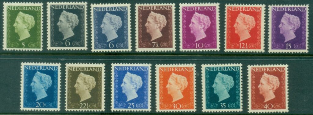 Netherlands-1947-Queen-Wilhemina-to-40c-MUH