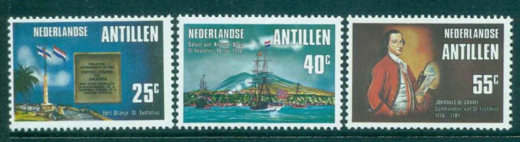 Netherlands-Antilles-1976-Salute-to-US-Flag-MUH-Lot47142