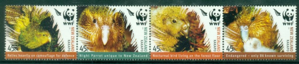 New-Zealand-2005-WWF-Endangered-Birds-The-Kakapo-MUH