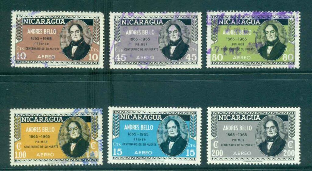 Nicaragua-1965-Andres-Bello-FU-lot43219