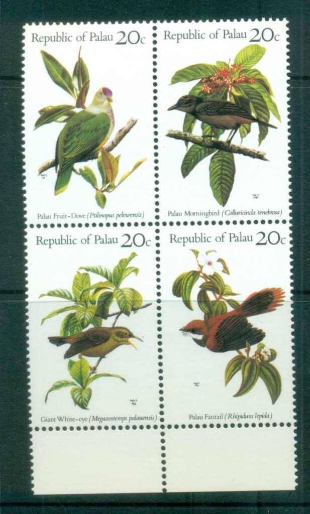 Palau-1983-Birds-Blk-4-MUH-lot81706