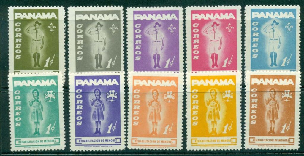 Panama-1964-Scouts-Guides-Postal-tax-MLH-lot31805
