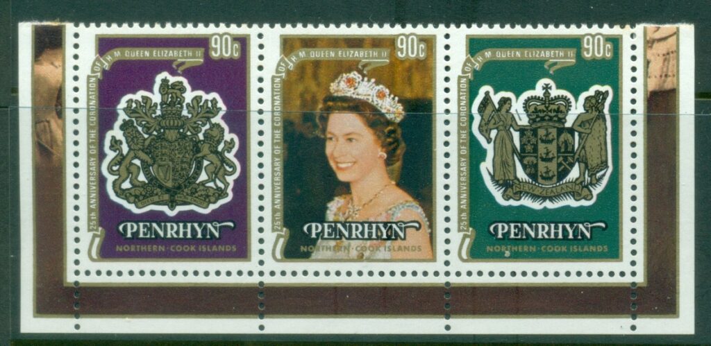 Penrhyn-Is-1977-QEII-Coronation-25th-Anniversary-MLH