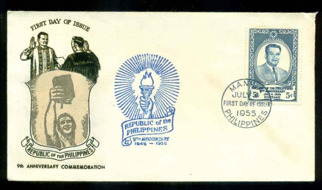 Philippines-1955-Reublic-Anniv-jpg-FDC-lot51621.jpg