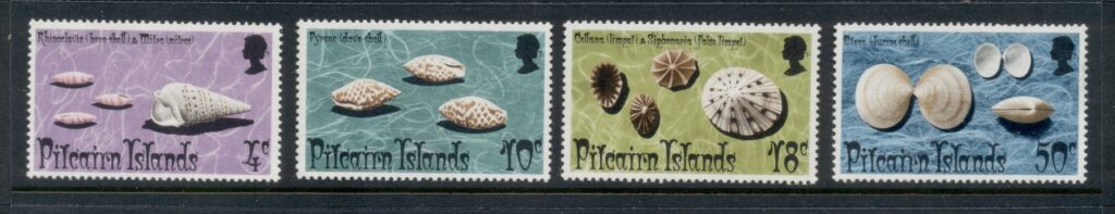 Pitcairn-Is-1974-Sea-Shells-MUH