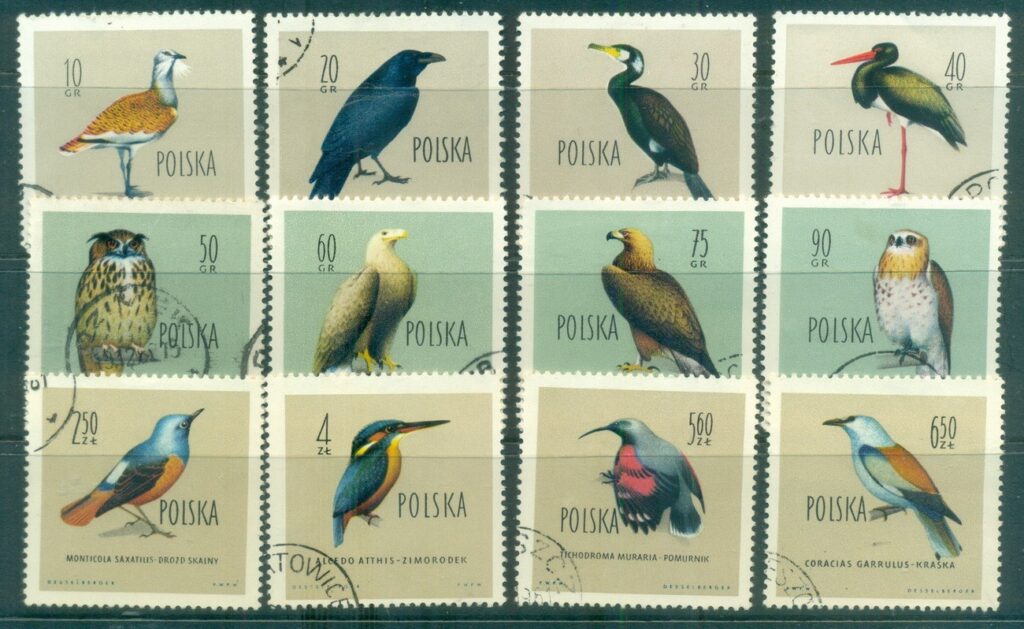 Poland-1960-Birds-CTO