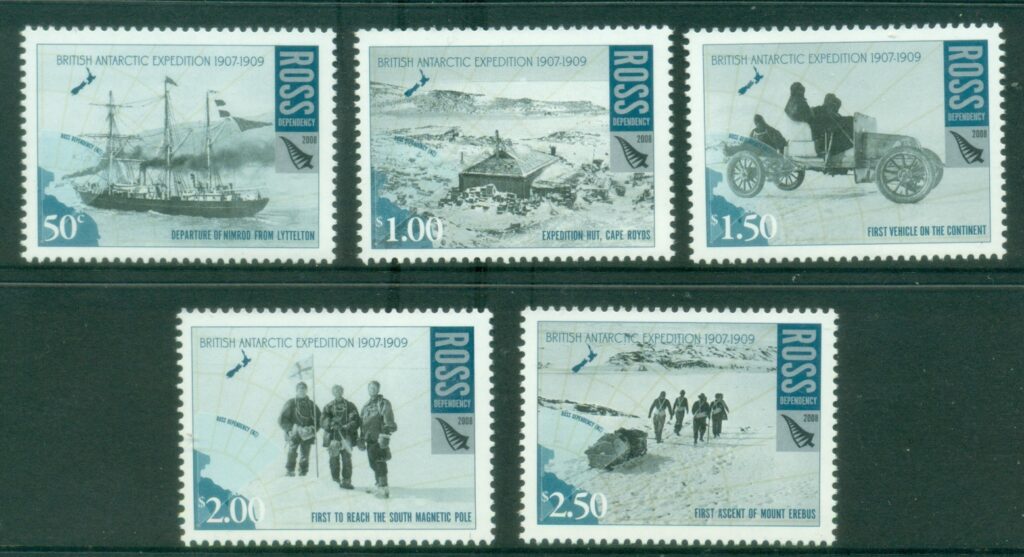 Ross-Dependency-2008-The-100th-Anniversary-of-the-British-Antarctic-Expedition-of-1907-1909-MUH