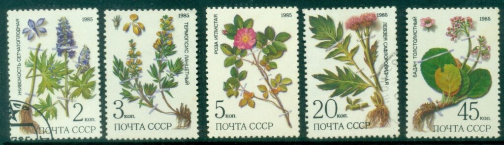Russia-1985-Plants-of-Siberia-CTO-FU