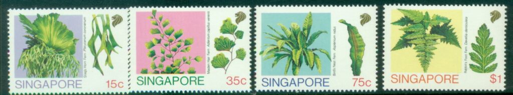 Singapore-1990-Ferns-MUH