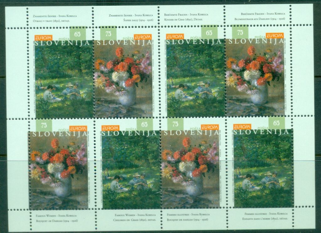 Slovenia-1996-EUROPA-Stamps-Famous-Women-MS-MUH