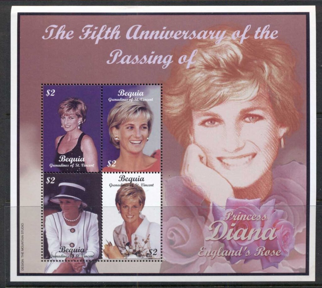 St-Vincent-Bequia-2002-Princess-Diana-in-Memoriam-5th-Anniversary-MS-MUH