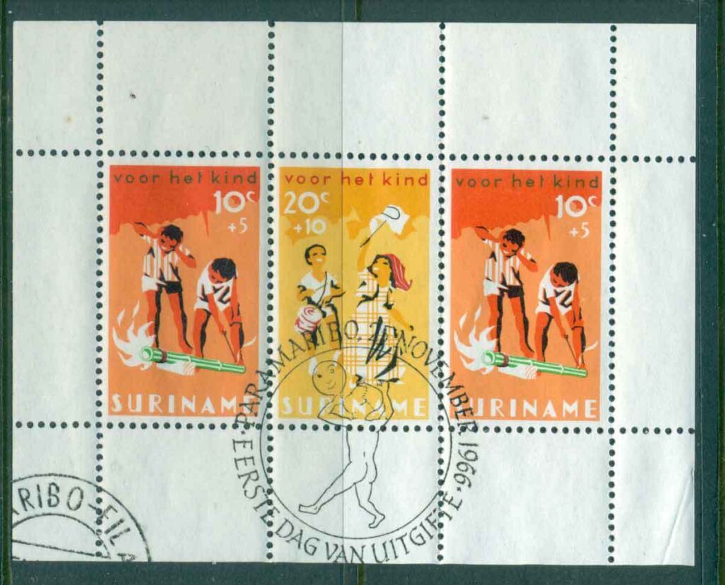 Surinam-1966-Child-Welfare-MS-FU-Lot47223